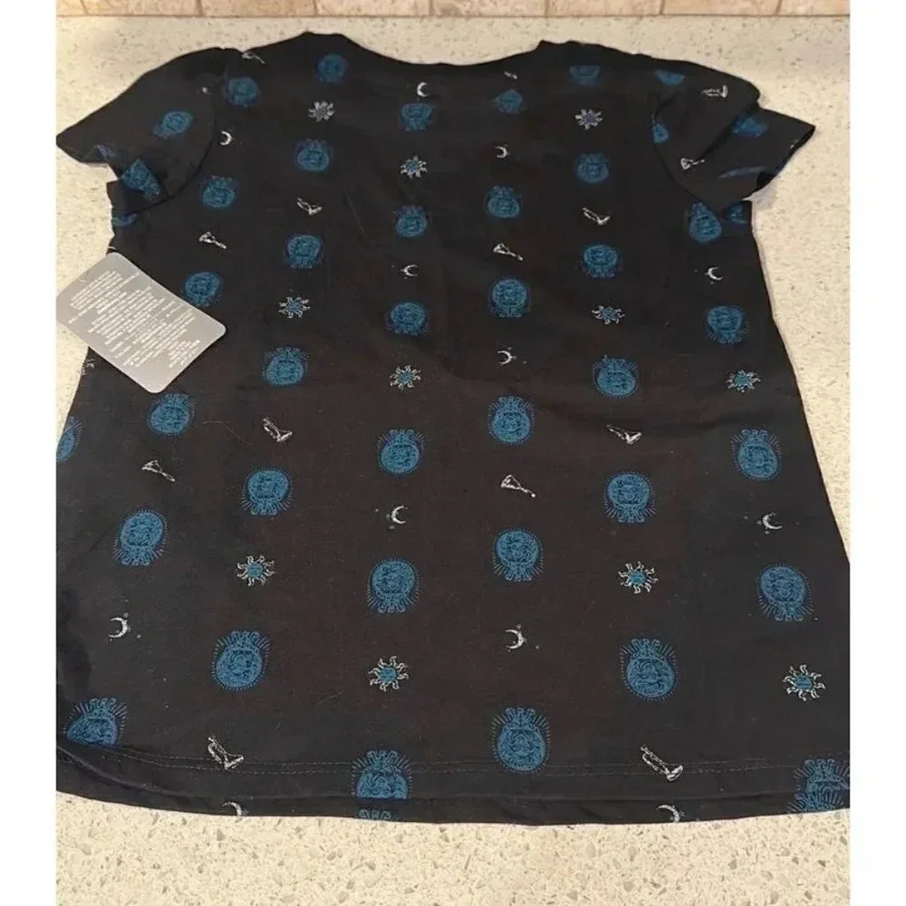 Haunted mansion Disney parks madame Leona girls shirt with tie‎ TM